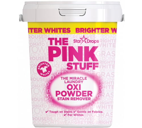 Кислородный пятновыводитель для белого белья The Pink Stuff Whites 1кг