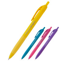 Ручка шариковая автоматическая Axent Bright АB1079-А 0.7 мм синяя