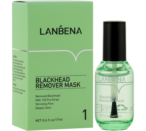 Маска-сироватка проти чорних цяток Lanbena Blackhead Remover Mask N1 17 мл