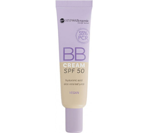 Тональный BB крем Bell Hypo Allergenic 01 Nude SPF 50 30 г