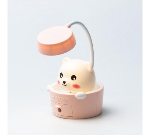 Настільна лампа для дитячої HP12268P Gute Pets з точилкою для олівців рожевий