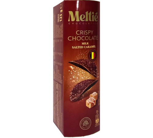 Шоколадні чіпси Meltie Milk Salted Caramel 125 г Шоколадні чіпси Meltie Milk Salted Caramel 125 г