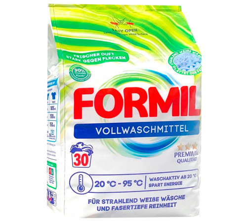 Пральний порошок Formil Vollwaschmittel 2.025 кг 30 циклів прання