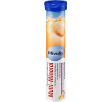 Шипучі таблетки-вітаміни Mivolis Multi-Mineral 20 шт 82 г