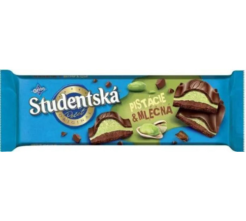 Шоколад Studentska Pistacie & Mlecna 240 г