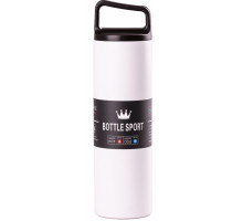 Термос Bottle Sport 5009 с ручкой белый 500 мл