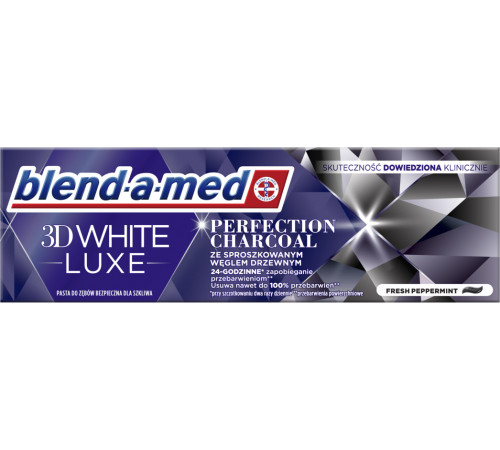 Зубна паста Blend-a-med 3D White Luxe Perfection Charcoal 75 мл