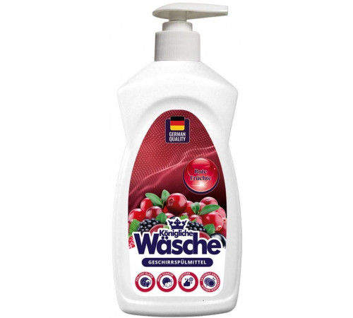 Засіб для миття посуду Konigliche Wasche Rote Fruchte дозатор 1 л
