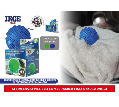 Кулька для прання без порошку Irge з іонізованою керамікою 450 циклів прання