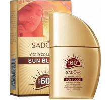 Сонцезахисний крем Sadoer Gold Collagen SPF 60 30 г