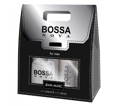 Подарочный набор Jean Marс мужской Bossa Nova. Дезодорант аэрозоль Bossa Nova 150 мл + Лосьон после бритья Bossa Nova 100 мл