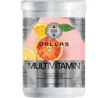 Маска для волосся Dallas Multivitamin комплекс Мультивітамінів з екстрактом Женьшеню та олією Авокадо 1000 мл