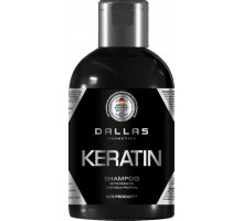 Шампунь для волосся Dallas з Кератином та екстрактом Молочного протеїну 1000 мл