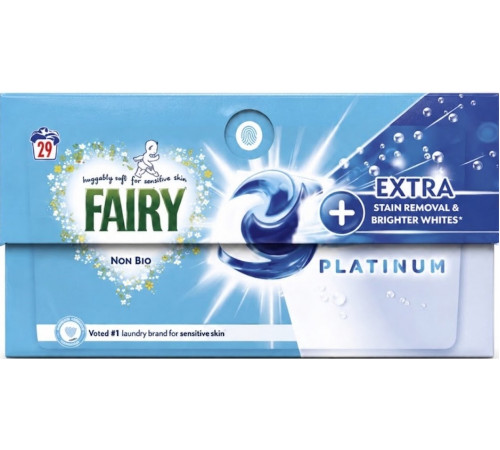 Гелеві капсули для прання Fairy Platinum Non-Bio Extra 29 шт (ціна за 1 шт)