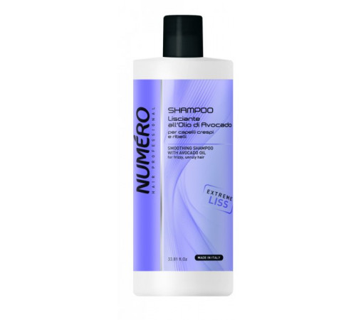 Шампунь для волосся Numero Розгладжуючий з олією Авокадо 1000 мл