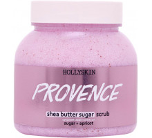 Сахарный скраб для тела Hollyskin Provence с маслом Ши и Перлитом 300 мл