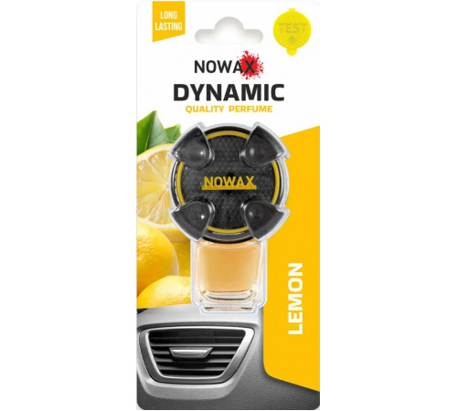 Ароматизатор для авто Nowax NX07791 Dynamic Lemon на дифлектор