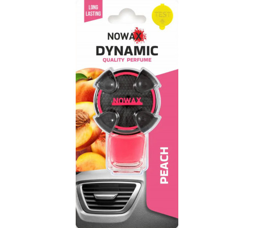 Ароматизатор для авто Nowax NX07795 Dynamic Peach на дифлектор