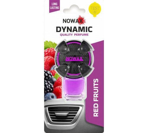 Ароматизатор для авто Nowax NX07796 Dynamic Red Fruits на дифлектор