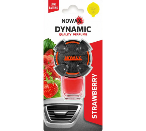 Ароматизатор для авто Nowax NX07799 Dynamic Strawberry на дифлектор