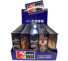 Запальничка багаторазова з ліхтариком 1 шт