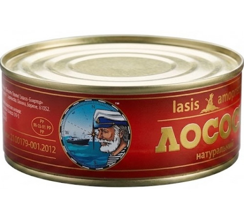 Лосось атлантичний натуральний Baltijas 230 г