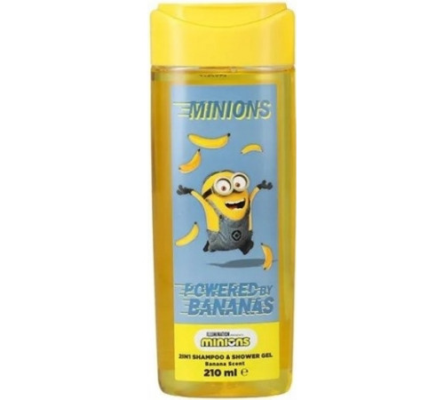 Детский шампунь-гель для душа 2в1 Minions Банан 210 мл