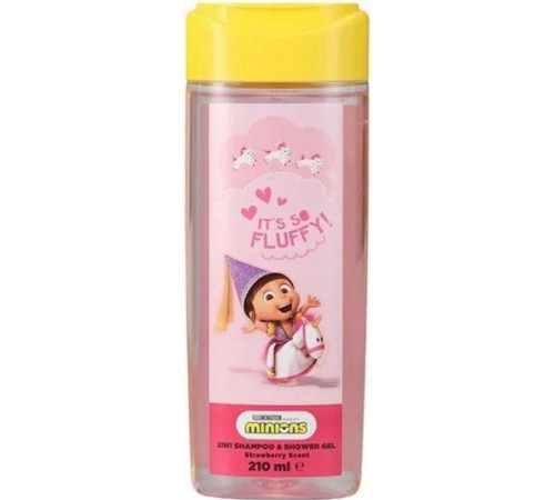 Детский шампунь-гель для душа 2в1 Minions Клубника 210 мл