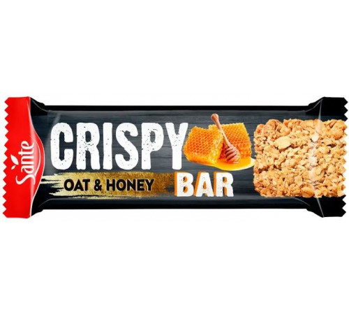 Злаковый батончик Sante Crunchy Crispy Oat & Honey 40 г