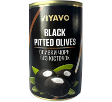 Оливки Viyavo чорні без кісточки ж/б 280 г
