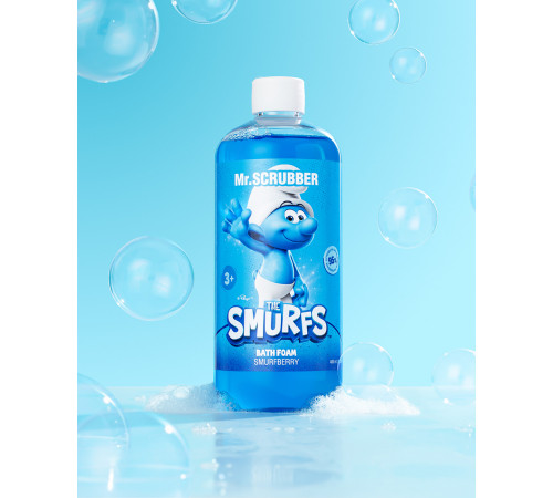Дитяча піна для ванни Mr. Scrubber The Smurfs Smurfberry 400 мл