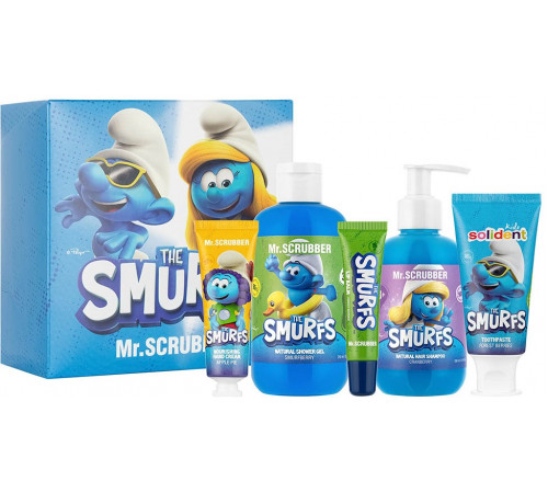 Дитячий подарунковий набір Mr. Scrubber The Smurfs