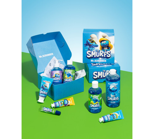 Дитячий подарунковий набір Mr. Scrubber The Smurfs