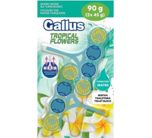 Туалетные блоки для унитаза Gallus Tropical Flowers 2 шт x 45 г