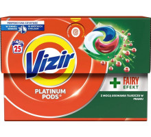 Гелевые капсулы Vizir Platinum Pods + Fairy Effect 25 шт (цена за 1 шт)