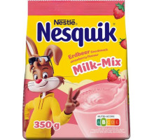 Молочний напій Nesquik Strawberry пакет 350 г