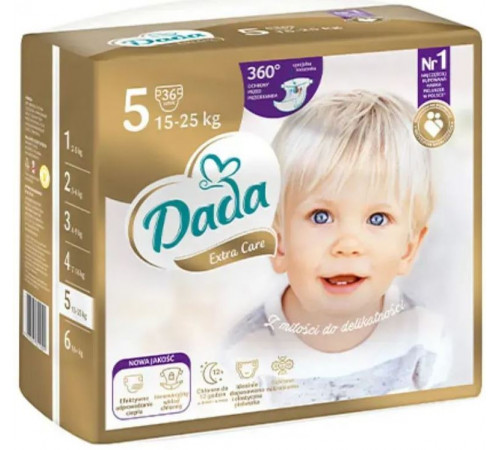 Підгузки дитячі Dada Extra Care 5 Junior (15-25 кг) 36 шт