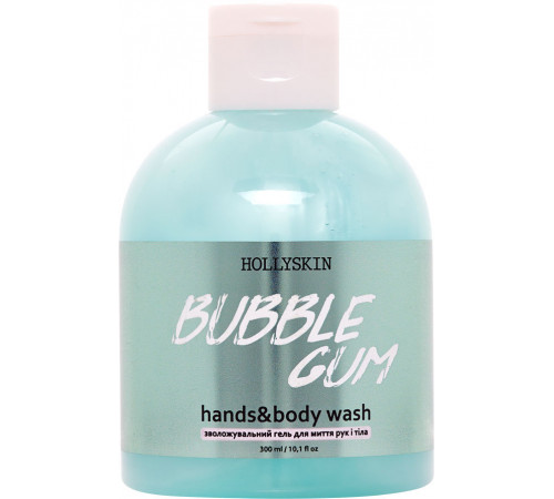 Увлажняющий гель для мытья рук и тела Hollyskin Bubble Gum 300 мл