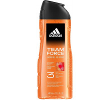 Гель для душу чоловічий Adidas Team Force 3in1 400 мл