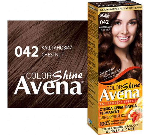 Фарба для волосся Acme Color Avena 042 Каштановий