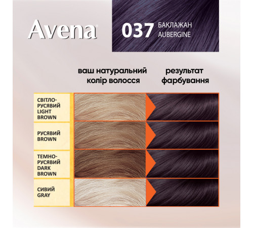 Фарба для волосся Acme Color Avena 037 Баклажан