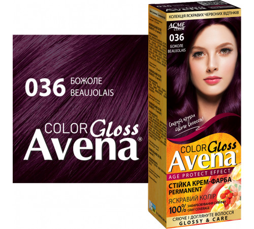 Фарба для волосся Acme Color Avena 036 Божоле