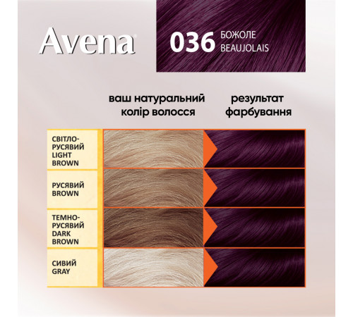 Фарба для волосся Acme Color Avena 036 Божоле