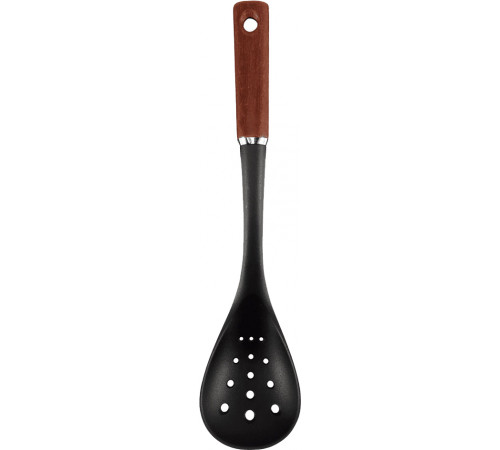 Ложка кухарська з отворами Gusto GT-5806 горіх, нейлон