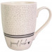 Чашка порцелянова Vittora VT-С-180340 Сіра крапинка 340 мл