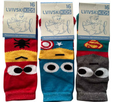 Дитячі шкарпетки Lvivski Kids Мультфільми розмір 16