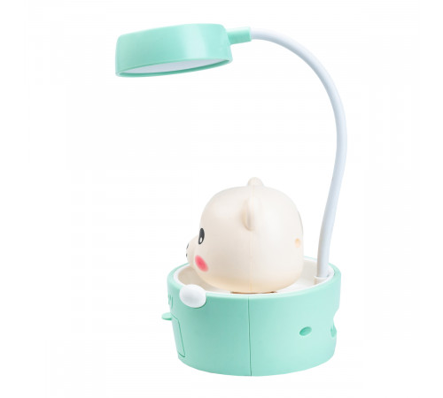 Настільна лампа для дитячої HP12268TU Gute Pets з точилкою для олівців бірюзовий