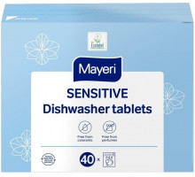 Таблетки для посудомоечных машин Mayeri Sensitive 40 шт (цена за 1шт)