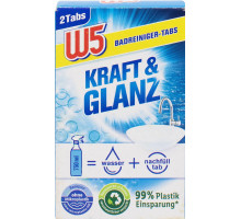 Таблетки для чистки ванной комнаты W5 Kraft & Glanz 2 х 5 г