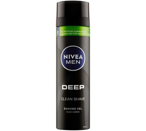 Гель для гоління Nivea Men Deep Clean Shave 200 мл